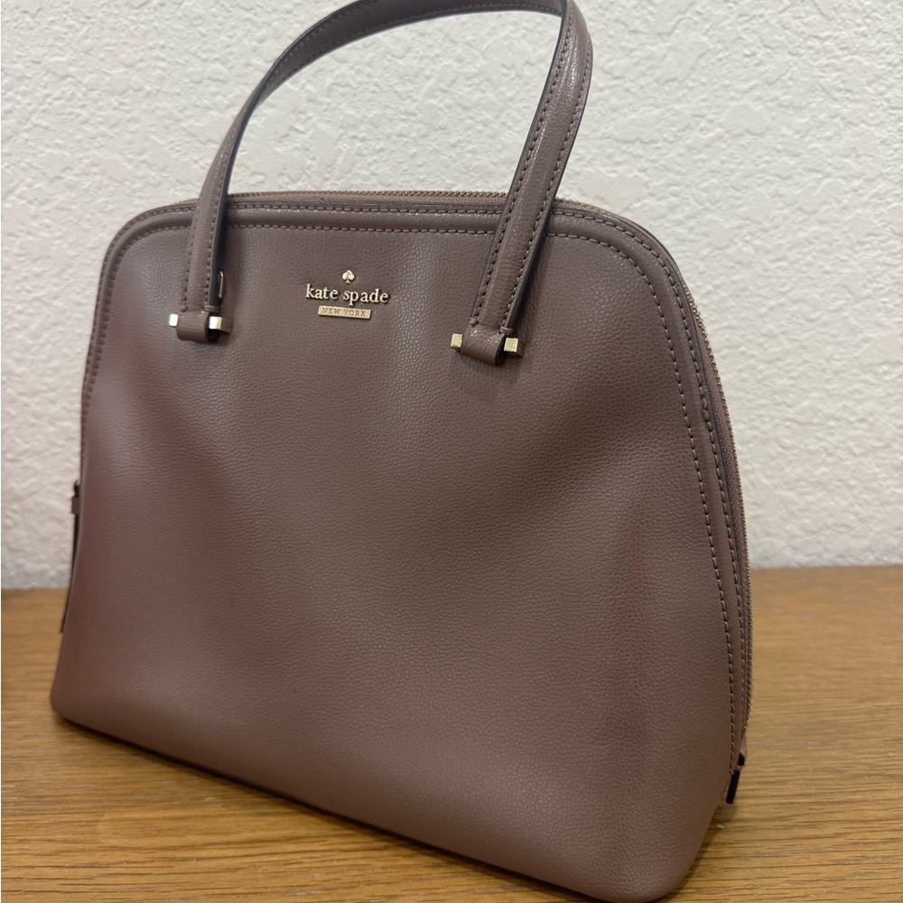 Kate Spade Taupe Satchel